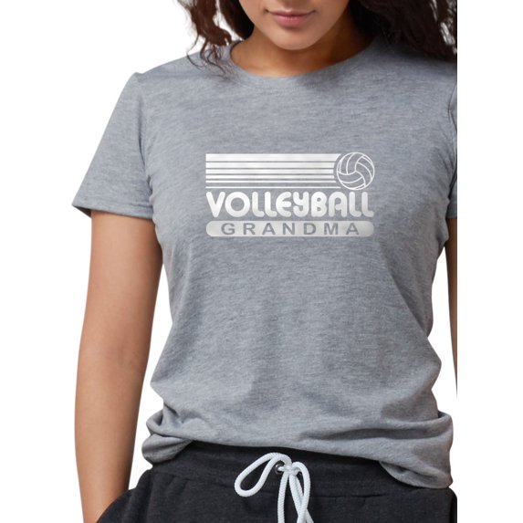 CafePress - Volleyball Grandma Women's Dark T Shirt - Womens Tri-blend T-Shirt