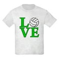 thumbnail image 1 of CafePress - Volleyball LOVE Kids Light T Shirt - Light T-Shirt Kids XS-XL, 1 of 4