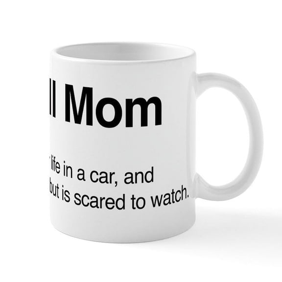CafePress - Volleyball Mom Mug - 11 oz Ceramic Mug - Novelty Coffee Tea Cup