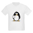 thumbnail image 1 of CafePress - Volleyball Penguin Kids Light T Shirt - Light T-Shirt Kids XS-XL, 1 of 4