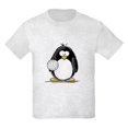 thumbnail image 1 of CafePress - Volleyball Penguin Kids Light T Shirt - Light T-Shirt Kids XS-XL, 1 of 4