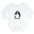 thumbnail image 1 of CafePress - Volleyball Penguin Long Sleeve Infant Bodysuit - Long Sleeve Cotton Baby Bodysuit, 1 of 4