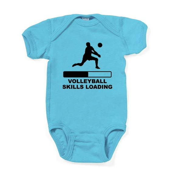CafePress - Volleyball Skills Loading Body Suit - Cute Infant Bodysuit Baby Romper - Size Newborn - 24 Months