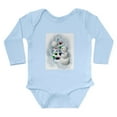 thumbnail image 1 of CafePress - Volleyball Snowman Xmas Body Suit - Long Sleeve Cotton Baby Bodysuit, 1 of 4