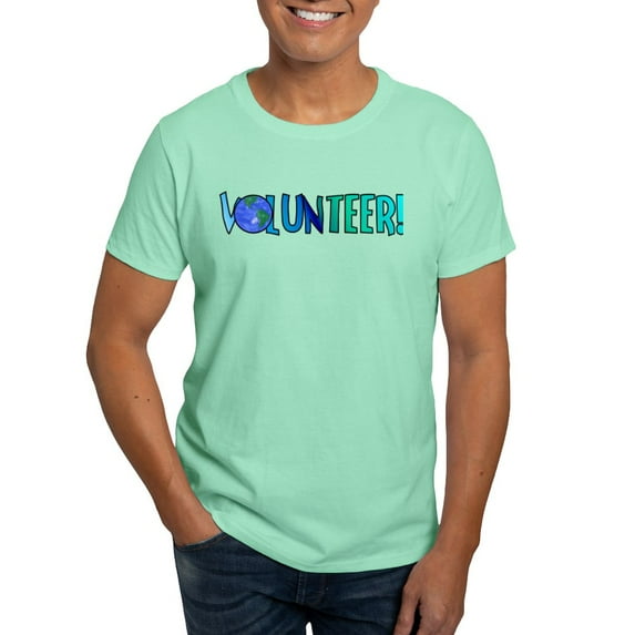 CafePress - Volunteer! Dark T Shirt - Men's Classic Graphic Cotton T-Shirt