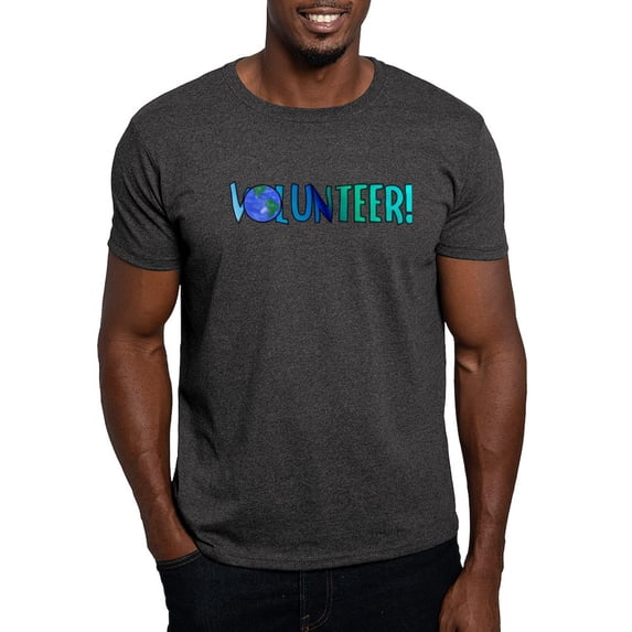 CafePress - Volunteer! Dark T Shirt - Men's Classic Graphic Cotton T-Shirt