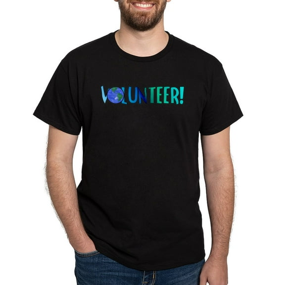 CafePress - Volunteer! Dark T Shirt - Men's Classic Graphic Cotton T-Shirt
