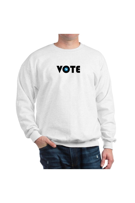 - Vote Blue Sweatshirt - Crew Neck Sweatshirt