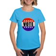 thumbnail image 1 of CafePress - Vote Button T Shirt - Women's Traditional Fit Dark T-Shirt, 1 of 4