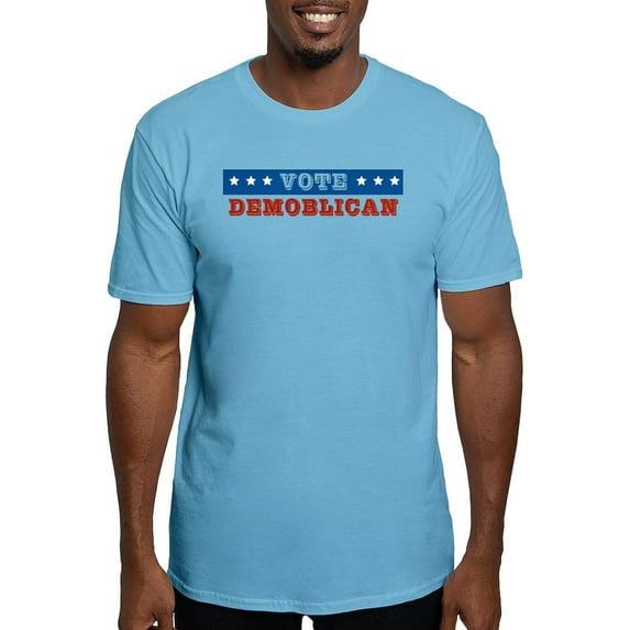 CafePress - Vote Demoblican T Shirt - Fitted T-Shirt, Vintage Fit Soft Cotton Tee