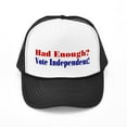 thumbnail image 1 of CafePress - Vote Independent - Adjustable Unisex Printed Trucker Hat with Mesh Back, 1 of 8