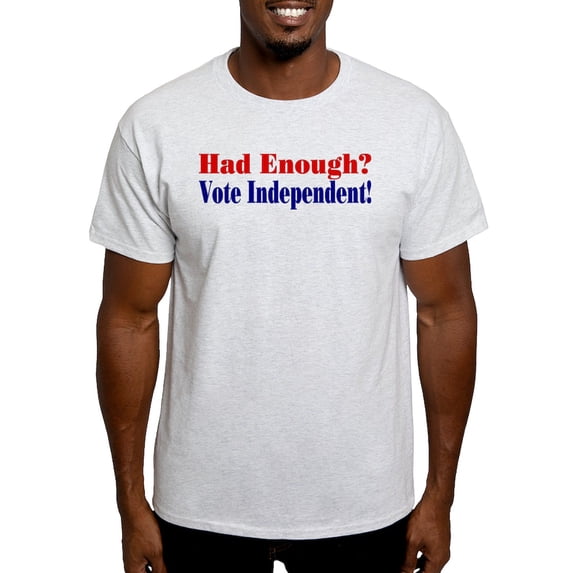 CafePress - Vote Independent Light T Shirt - Men's Classic Graphic T-Shirt