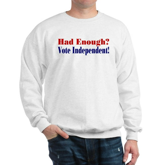 CafePress - Vote Independent Sweatshirt - Crew Neck Sweatshirt