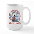 thumbnail image 1 of CafePress - Vote Linus Large Mug - 15 oz Ceramic Large White Novelty Mug, 1 of 6