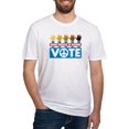 thumbnail image 1 of CafePress - Vote Peace Fitted T Shirt - Fitted T-Shirt, Vintage Fit Soft Cotton Tee, 1 of 4