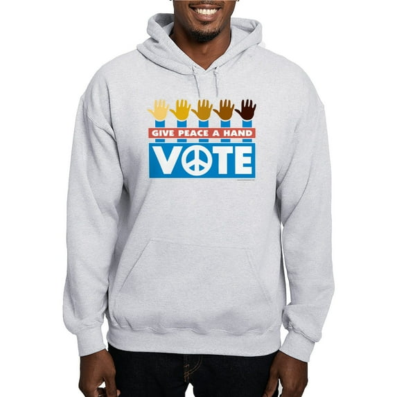 CafePress - Vote Peace Hooded Sweatshirt - Pullover Hoodie, Hooded Sweatshirt