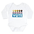 thumbnail image 1 of CafePress - Vote Peace Long Sleeve Infant Bodysuit - Long Sleeve Cotton Baby Bodysuit, 1 of 4