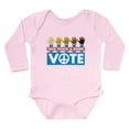 thumbnail image 1 of CafePress - Vote Peace Long Sleeve Infant Bodysuit - Long Sleeve Cotton Baby Bodysuit, 1 of 4