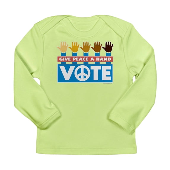 CafePress - Vote Peace Long Sleeve Infant T Shirt - Long Sleeve Infant T-Shirt
