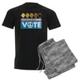thumbnail image 1 of CafePress - Vote Peace Men's Dark Pajamas - Men's Dark Loose Fit Cotton Pajama Set, 1 of 7