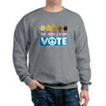 thumbnail image 1 of CafePress - Vote Peace Sweatshirt - Crew Neck Sweatshirt, 1 of 4