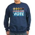 thumbnail image 1 of CafePress - Vote Peace Sweatshirt (Dark) - Classic Crew Neck Sweatshirt, 1 of 4