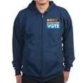 thumbnail image 1 of CafePress - Vote Peace Zip Hoodie (Dark) - Zip Hoodie, Classic Hooded Sweatshirt with Metal Zipper, 1 of 4