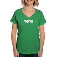thumbnail image 1 of CafePress - Vote Red Women's V Neck Dark T Shirt - Women's V-Neck Dark T-Shirt, 1 of 4