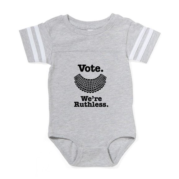 CafePress - Vote We're Ruthless Ruth Ba - Cute Infant Baby Football Bodysuit