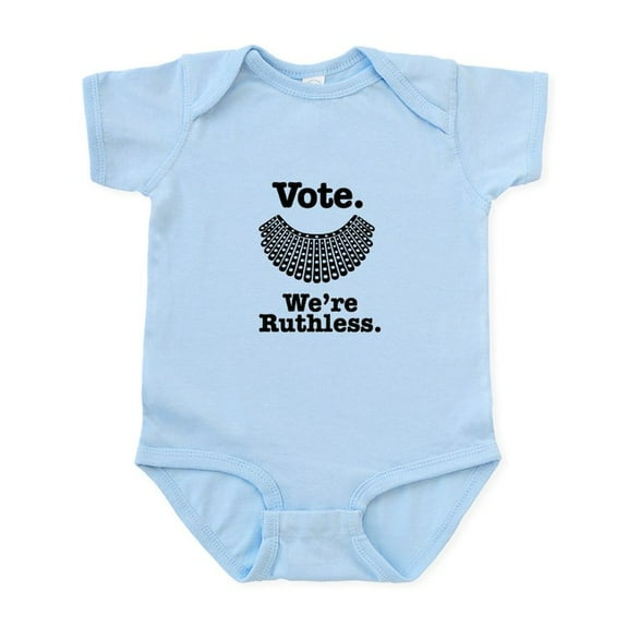 CafePress - Vote We're Ruthless Ruth Bader Ginsburg Body Suit - Baby Light Bodysuit, Size Newborn - 24 Months