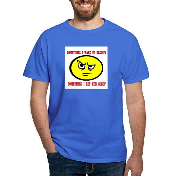 CafePress - WAKE GRUMPY Dark T Shirt - Men's Classic Graphic Cotton T-Shirt
