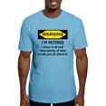 thumbnail image 1 of CafePress - WARNING I'm RETIRED I KNOW IT Fitted T Shirt - Fitted T-Shirt, Vintage Fit Soft Cotton Tee, 1 of 4