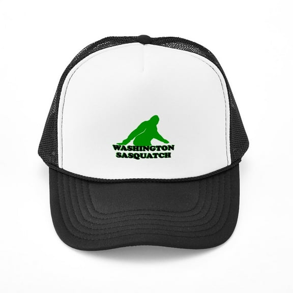 CafePress - WASHINGTON SASQUATCH WASHINGT - Adjustable Unisex Printed Trucker Hat with Mesh Back