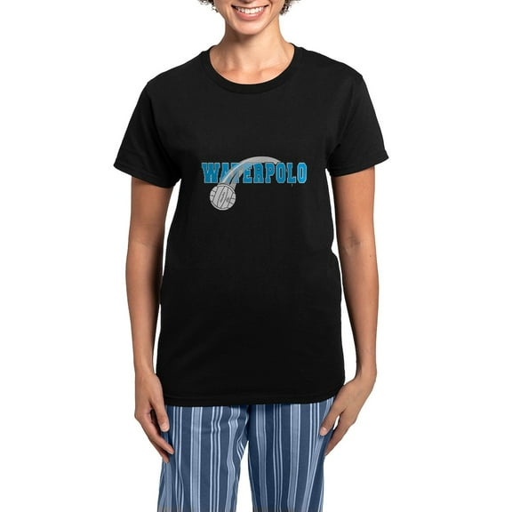 CafePress - WATER POLO! Women's Dark Pajamas - Women's Short Sleeve Print T-Shirt and Pants Dark Cotton Pajama Set
