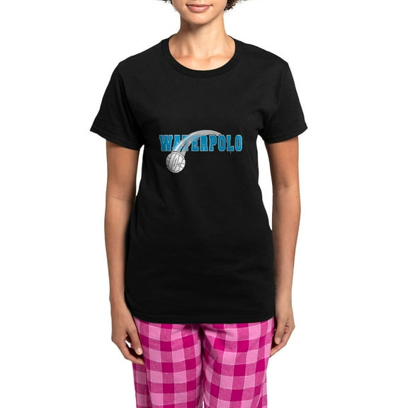 CafePress - WATER POLO! Women's Dark Pajamas - Women's Short Sleeve Print T-Shirt and Pants Dark Cotton Pajama Set