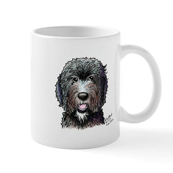 CafePress - WB Black Doodle Mug - 11 oz Ceramic Mug - Novelty Coffee Tea Cup