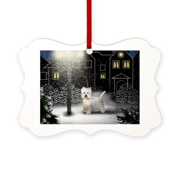 CafePress - WC WHT - Scroll Ornament