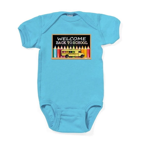 CafePress - WELCOME BACK TO SCHOOL BUS - Cute Infant Bodysuit Baby Romper - Size Newborn - 24 Months