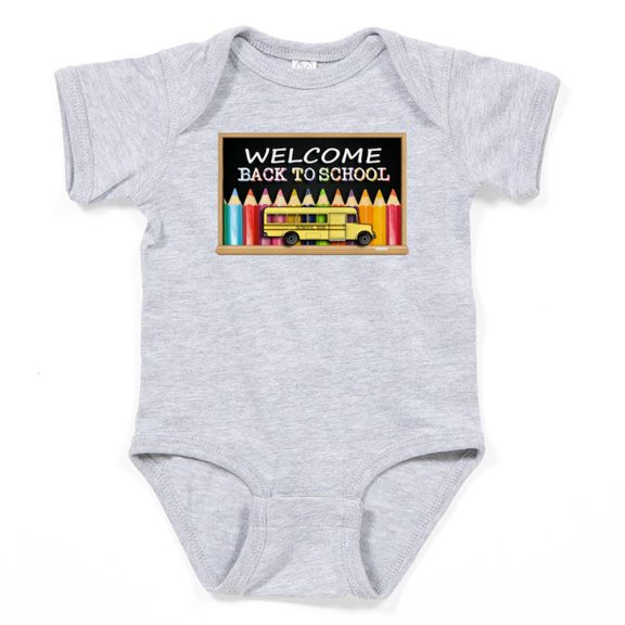 CafePress - WELCOME BACK TO SCHOOL BUS - Cute Infant Bodysuit Baby Romper - Size Newborn - 24 Months
