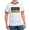 thumbnail image 1 of CafePress - WELCOME BACK TO SCHOOL BUS T Shirt - 100% Cotton Ringed T-Shirt, 1 of 4