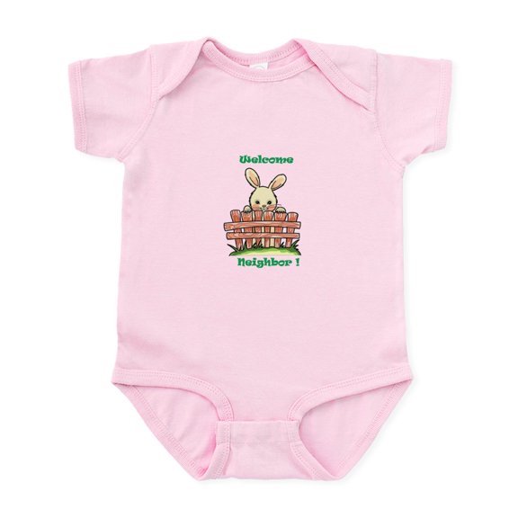 CafePress - WELCOME NEIGHBOR! Body Suit - Baby Light Bodysuit, Size Newborn - 24 Months