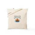thumbnail image 1 of CafePress - WELCOME TO THE LAKE HOUSE Tote Bag - Unisex Canvas Tote Bag, Beige, 1-Piece, 1 of 6