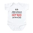 thumbnail image 1 of CafePress - WIGU Hot Rod Dad Infant Bodysuit - Baby Light Bodysuit, Size Newborn - 24 Months, 1 of 4
