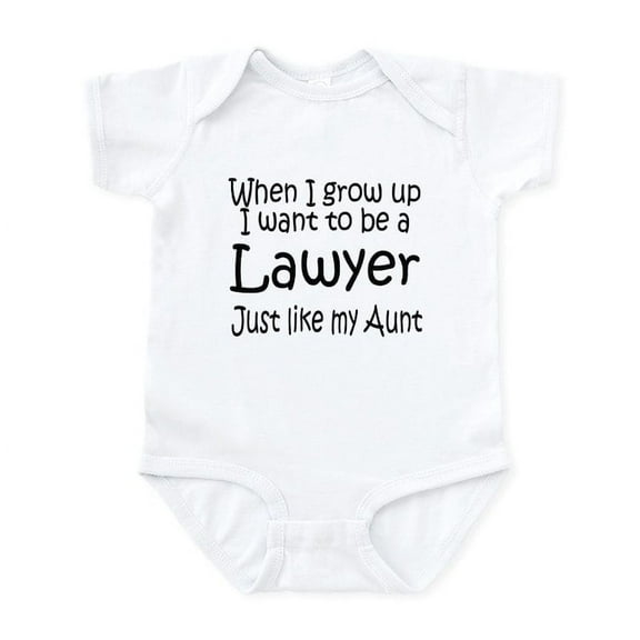 CafePress - WIGU Lawyer Aunt Infant Bodysuit - Baby Light Bodysuit, Size Newborn - 24 Months