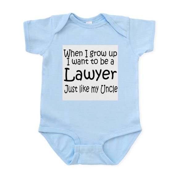CafePress - WIGU Lawyer Uncle Infant Bodysuit - Baby Light Bodysuit, Size Newborn - 24 Months