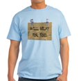thumbnail image 1 of CafePress - WILL BELAY FOR FOOD Light T Shirt - Men's Classic Graphic T-Shirt, 1 of 4