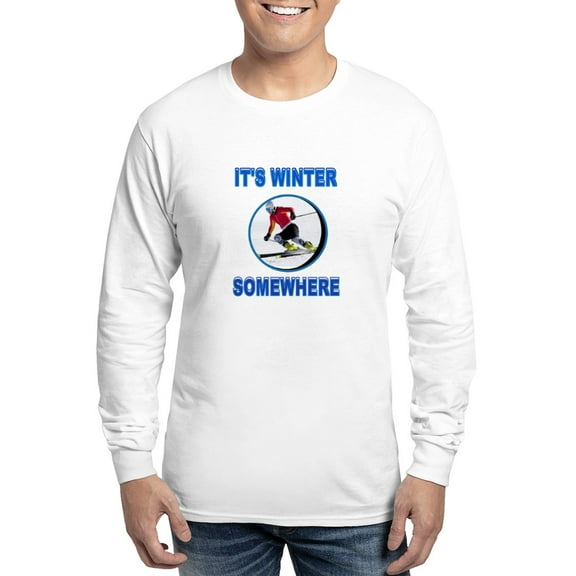 CafePress - WINTER Long Sleeve T Shirt - Unisex Cotton Long Sleeve T-Shirt