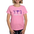 thumbnail image 1 of CafePress - WMN Hair Stylist Purple Tools Of The Trade T Shirt - Women's Traditional Fit Dark T-Shirt, 1 of 4