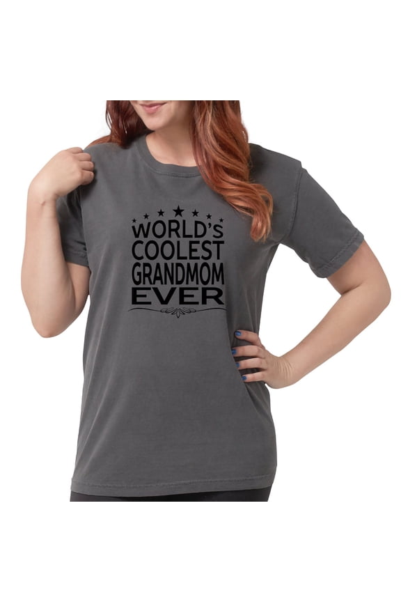 - WORLD's COOLEST GRANDMOM EVER T Shirt - Womens Comfort Colors® Shirt