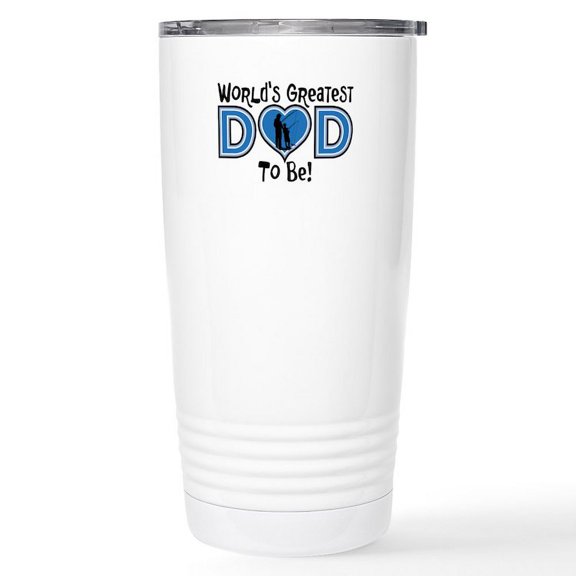 CafePress - WORLD's GREATEST DAD TO BE! Stainless Steel Travel - Insulated Stainless Steel Travel Tumbler 20 oz.